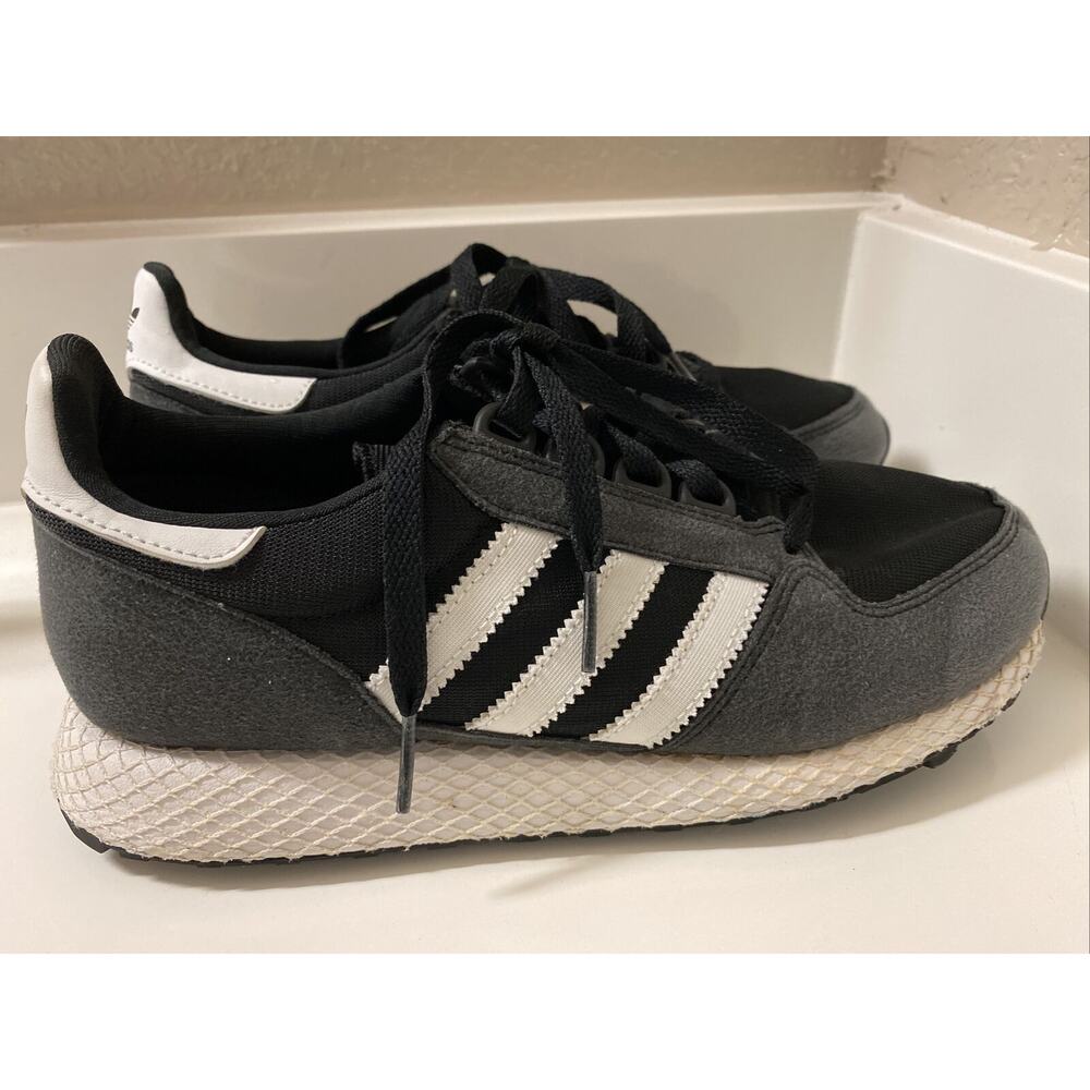 ADIDAS‎ EVH791004 Classic Ortholite Men’s Comfort Black Court Shoes SIZE 6.5 - Picture 3 of 8